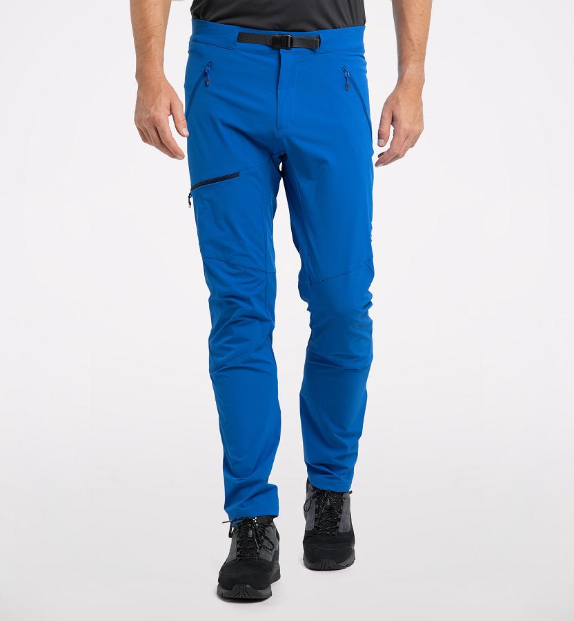Haglöfs Mens Lizard Softshell Pants Blue New Zealand 64820JEZO